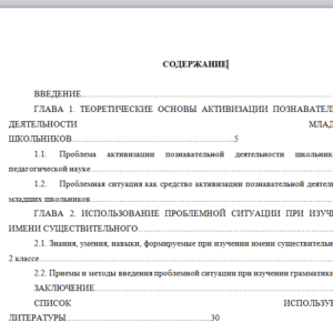 Курсовая работа на тему: "Активизация познавательной деятельности младших школьников в процессе обучения русскому языку"